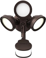 LED Floodlight  27-Watt Bronze Triple Head