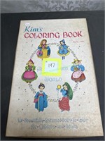 Kim's dolls from around the world coloring book