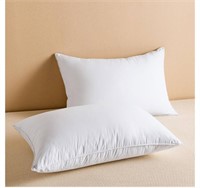 ABOUTABED Upgraded Soft Goose Feather Down Pillows