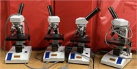 Lot of 4 Microscopes