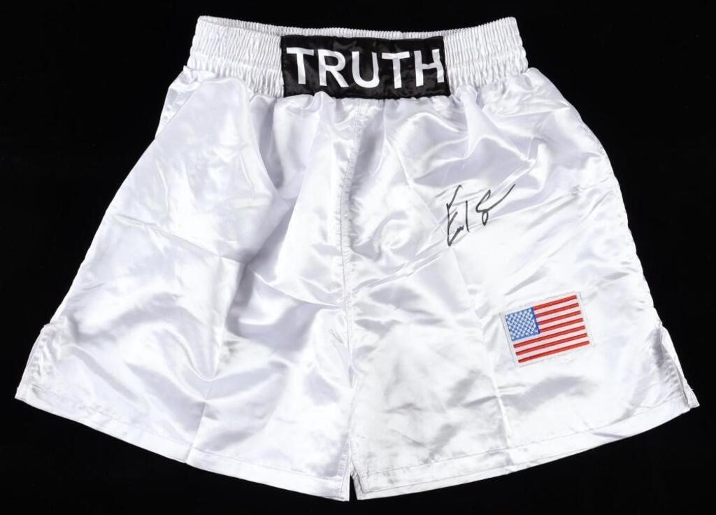 Errol Spence Jr. Signed Boxing Trunks (Beckett)Err