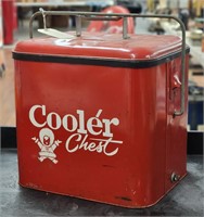 "Cooler Chest" Metal Drink Cooler