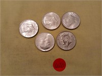 1964 Kennedy Half Dollars $2.50 Face