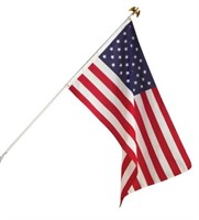 3ft x 5ft U.S. Flag Kit with 6ft Pole NEW