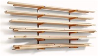 Bora Wood Organizer and Lumber Storage Metal Rack