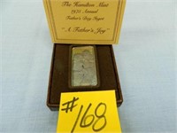 1975 Father's Day 1 oz. .999 Silver Bar