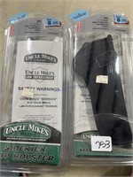 Uncle mikes sidekick hip holsters  size 8