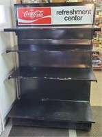 Metal Coca-Cola Commercial Shelf