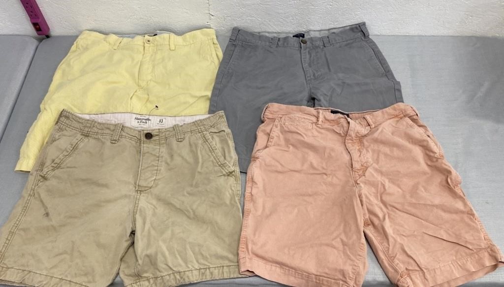 4 Men’s Various Brand Shorts Size 33