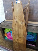 Primitive wood ironing board 15x54
