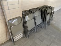School Surplus - Folding Steel Chairs / Piano