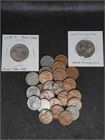 Lot of 24 Lincoln Wheat Pennies & 2 "Error"