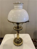 Brass & Glass Table Lamp