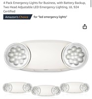 4 Pack Emergency Lights for Business