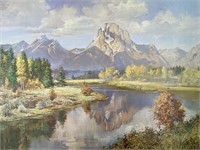 Vernon Kerr "Grand Tetons" 26X37