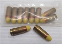 (10) Rounds of 9mm observation bullets, bright