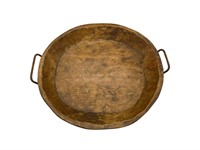 Wood Dough Bowl Tray