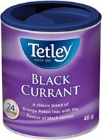 Tetley Tea Black Currant Specialty Tea, 24 Count