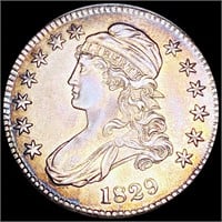 1829 Capped Bust Half Dollar UNCIRCULATED