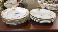 AUSTRIAN PORCELAIN PLATES, & LIMOGE BOWLS