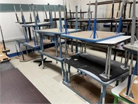 School Surplus Room - Rows of Tables