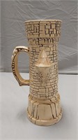 Castle tower stein w/lid ?ashtray