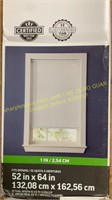 Project Source 1" Cordless Vinyl Blind, 52x64 in.