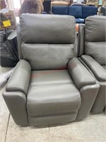 Scratch and dent leather recliner