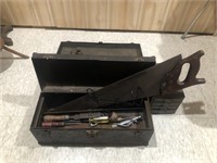 Lot of Vintage Tools and Chests