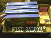 Bottle Jewelry / Wine Saloon Sign Lot