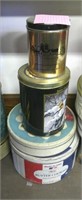 (4) Decorative Tin Containers
