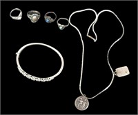 STERLING SILVER JEWELRY LOT