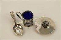 THREE ASSORTED STERLING PIECES