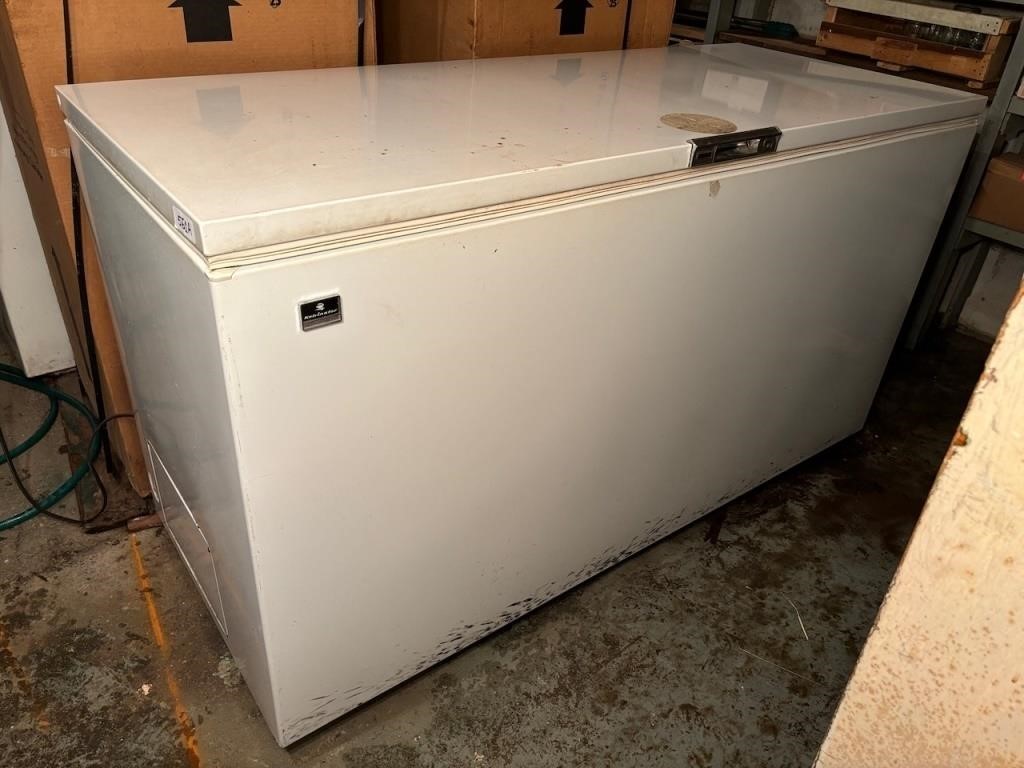 Large Deep Chest Freezer, Working