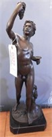 Nude Bronze sculpture signed Jossin on base of