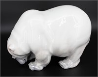 Royal Copenhagen Porcelain Polar Bear Figure