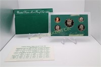 1994 US Mint Proof Coin Set 5 Coins in lot