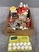 Figurines and Magnetic Eggs