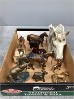 Horse Figurines and Planters