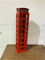 small wood shelf - phone booth theme