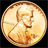 1927-D Lincoln Wheat Penny CLOSELY UNCIRCULATED