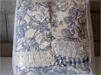 Blue and White Bedding