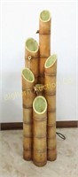 Bamboo Style Water Fountain Approx 55" Tall