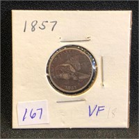 1857 Flying Eagle Penny