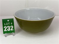 Vintage Pyrex Olive Green Mixing Bowl