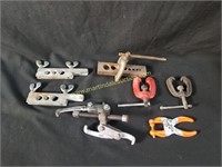 Box Of Misc Clamps - Plumbing & Other