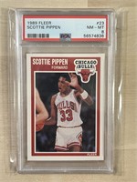 Scottie Pippen 1989 Fleer PSA 8