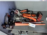 3- Wood planes, gear pullers, brace drill, chain