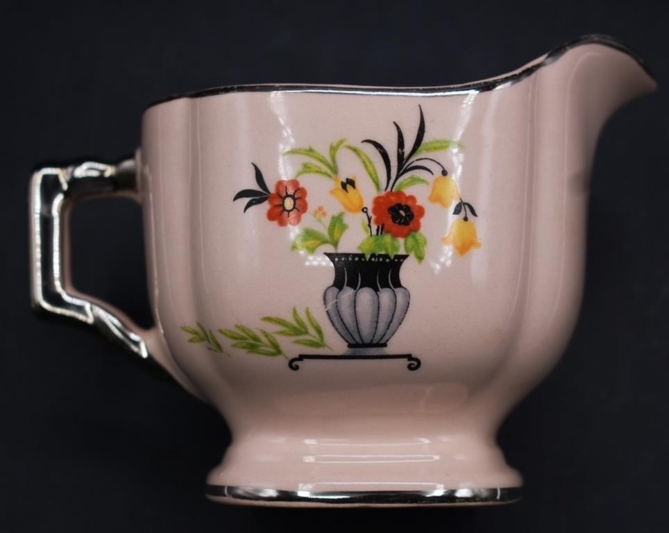 Peach Blossom by Limoges Creamer Pitcher