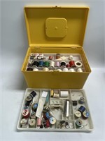 Vintage Sewing Box circa 1960